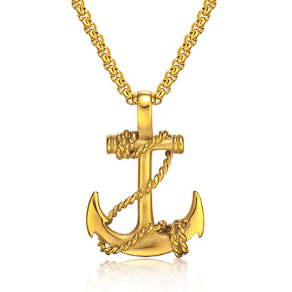 Titanium Anchor Necklace